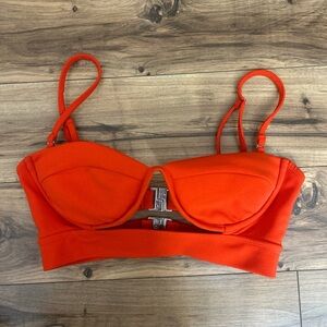 Red/Orange Tank Crop Top